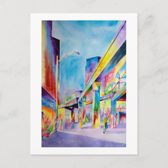 Seattle Monorail Postcard Postkarte (Vorderseite)