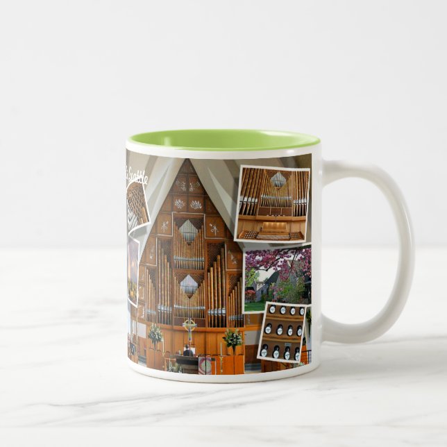 Seattle Montagebau Orgel Tasse (Rechts)