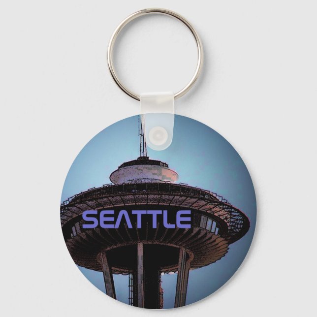 Seattle (Needle) Schlüsselanhänger - Maßgeschneide (Vorderseite)