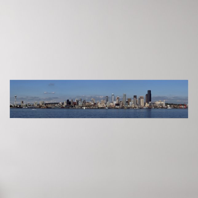 Seattle Panorama Poster (Vorne)