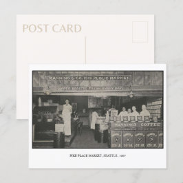 Seattle Pike Place Market 1907 Postkarte