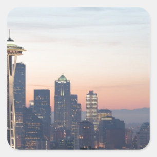 Seattle Quadratischer Aufkleber