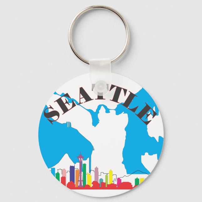 Seattle Schlüsselanhänger (Vorderseite)