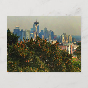 Seattle Skyline #1 Postcard Postkarte