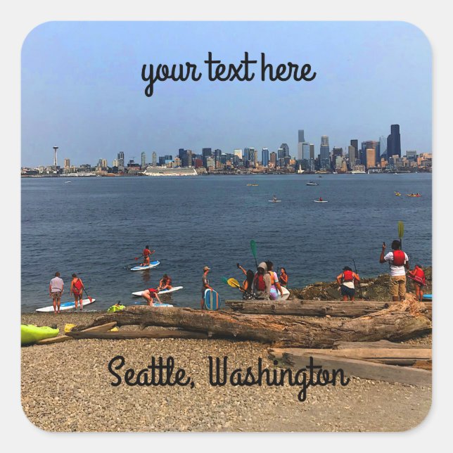 Seattle Skyline #4-1 Stickers (Vorderseite)