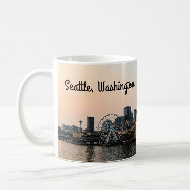 Seattle Skyline #5 Mug (Gauche)