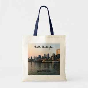 Seattle Skyline #5 Tote Bag Tragetasche