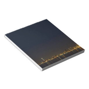 Seattle Skyline in der Nacht Notizblock