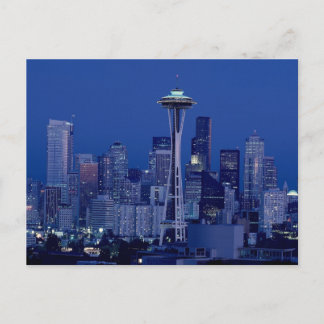 Seattle Skyline Postkarte