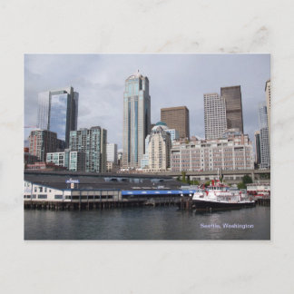 Seattle Skyline Postkarte