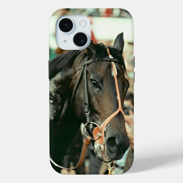 Seattle Slew Thoroughbred 1978 Case-Mate iPhone Hülle (Rückseite)