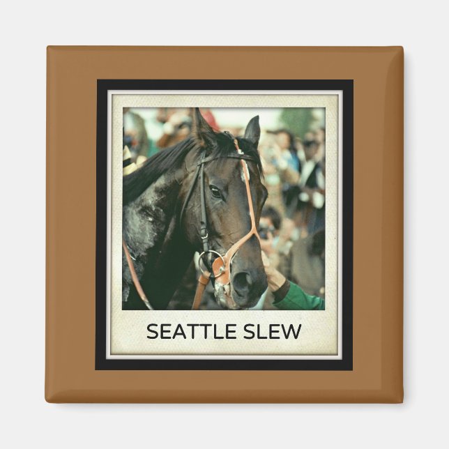 Seattle Slew Thoroughbred 1978 Magnet (Vorne)