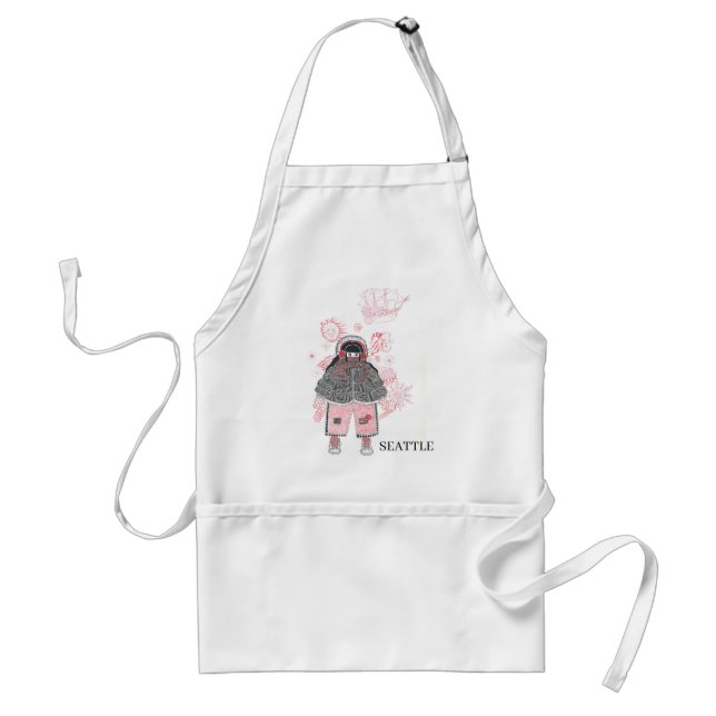 SEATTLE souvenir apron Schürze (Vorne)