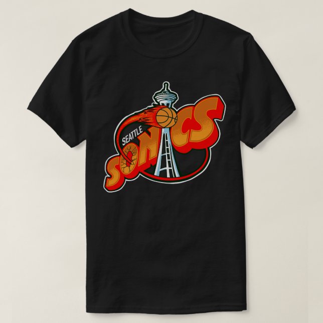 Seattle SuperSonics TShirt (Design vorne)