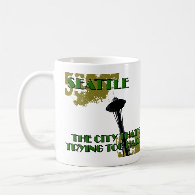 Seattle-/Tacoma-Tasse Kaffeetasse (Links)