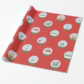 Seattle Themed Holiday Wrapping Paper Geschenkpapier