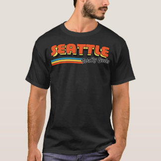 Seattle total Sind zum Kotzen Humoristische Retro  T-Shirt