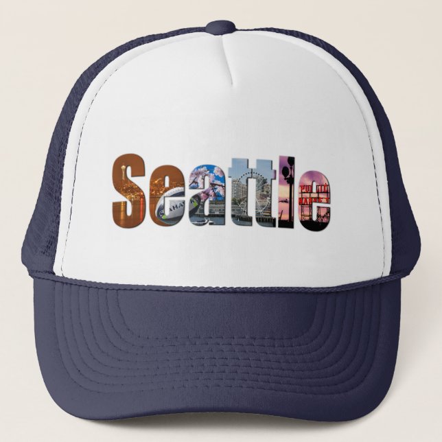 Seattle Truckerkappe (Vorderseite)