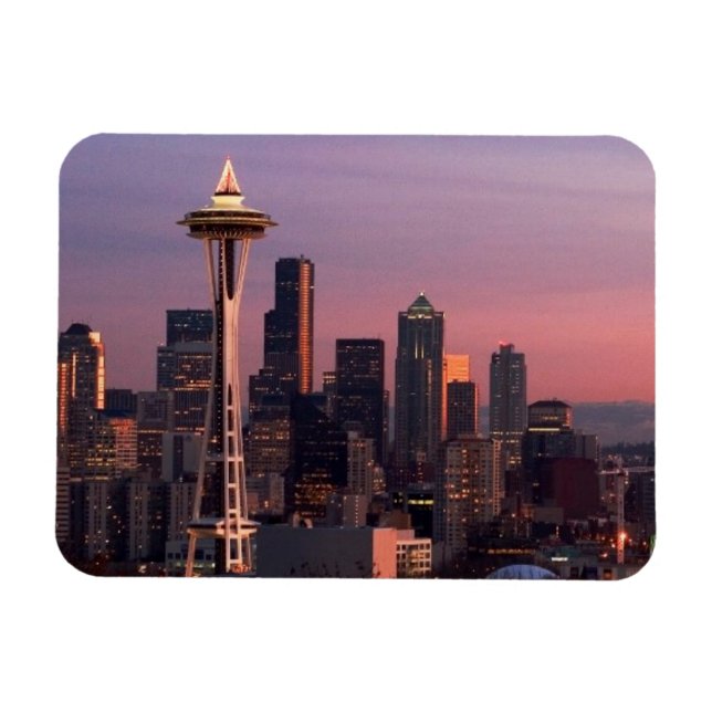 Seattle vom Kerry Park. Magnet (Horizontal)