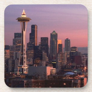 Seattle von Kerry-Park Getränkeuntersetzer