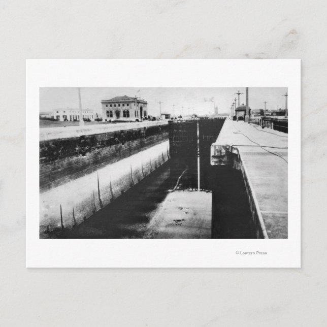 Seattle, WA - Schiffskanal Lake Washington Postkarte (Vorderseite)