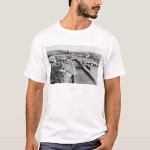 Seattle, WA US Regierung schließt Ballard Ansicht T-Shirt