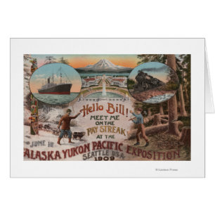 Seattle, WAAD pour l'expo de l'Alaska le Yukon