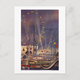 Seattle, Washington 1962 World's Fair Poster Postkarte