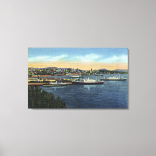 Seattle, Washington - Ansicht des Smiths Leinwanddruck