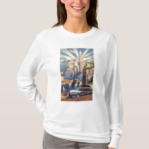 Seattle, Washington - Ansicht des Stadtzentrums T-Shirt