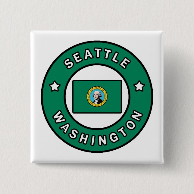 Seattle Washington Button (Vorderseite)