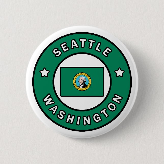 Seattle Washington Button (Vorderseite)