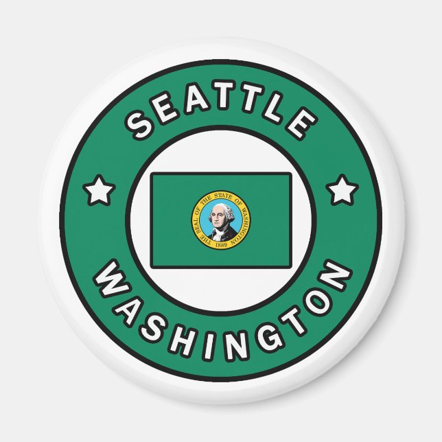 Seattle Washington Magnet (Vorne)