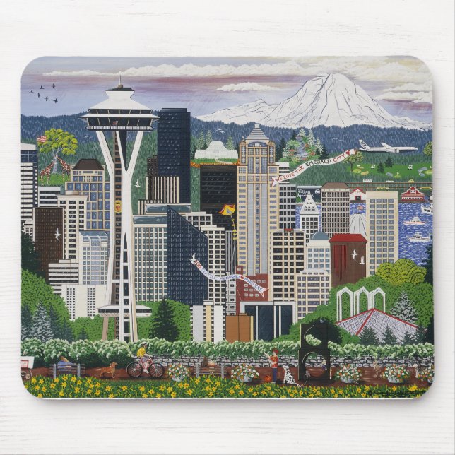 Seattle, Washington Mousepad (Vorne)