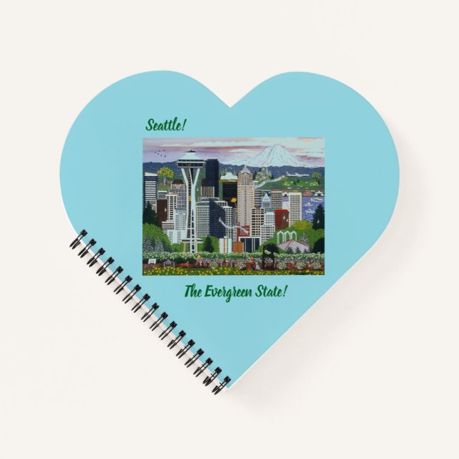 Seattle Washington Notizbuch (Vorderseite)