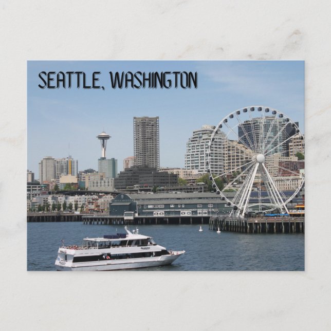 Seattle Washington Postcard Postkarte (Vorderseite)