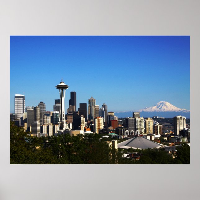 Seattle Washington Poster (Vorne)