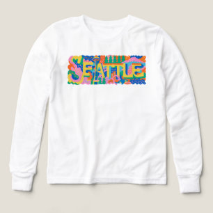 Seattle Washington Retro-Reise PNG   Space Needle