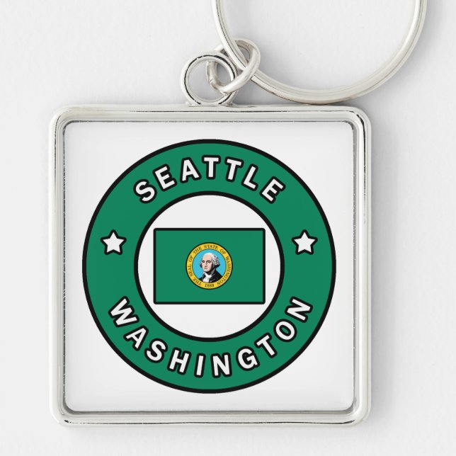 Seattle Washington Schlüsselanhänger (Vorne)