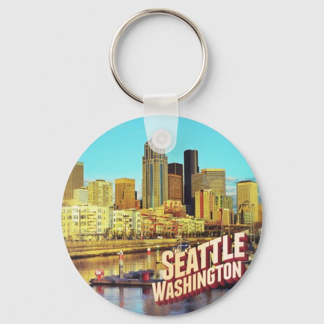 Seattle Washington Schlüsselanhänger (Vorderseite)