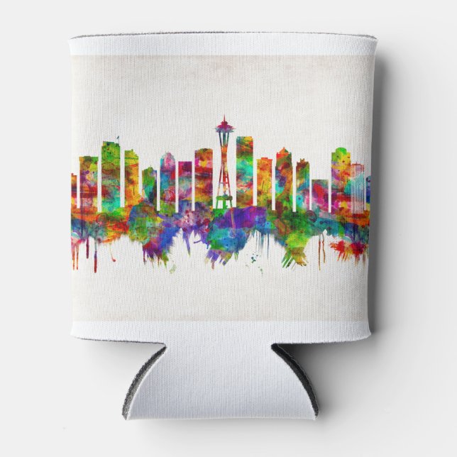 Seattle Washington Skyline Dosenkühler (Vorderseite)