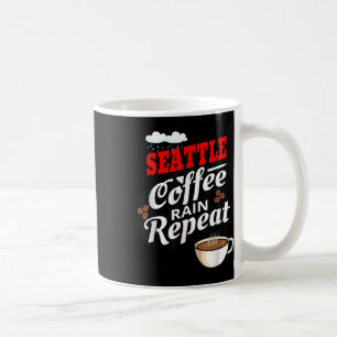 Seattle Washington Staat Coffee Drinker Rain Kaffeetasse