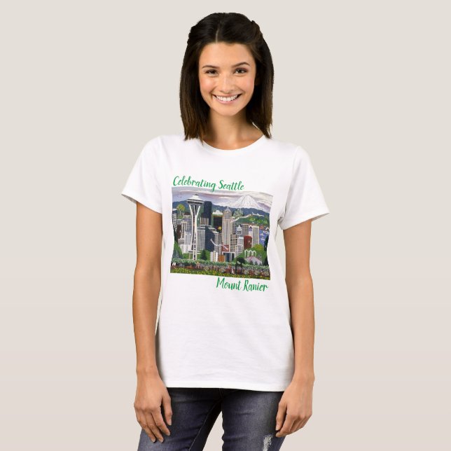 Seattle Washington T-Shirt (Vorne ganz)