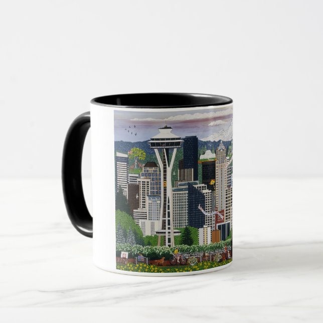 Seattle Washington Tasse (Vorderseite Links)
