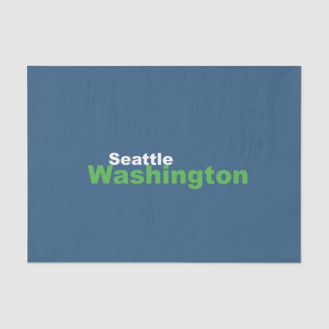 Seattle, Washington Tissue Paper Seidenpapier (Vorderseite)