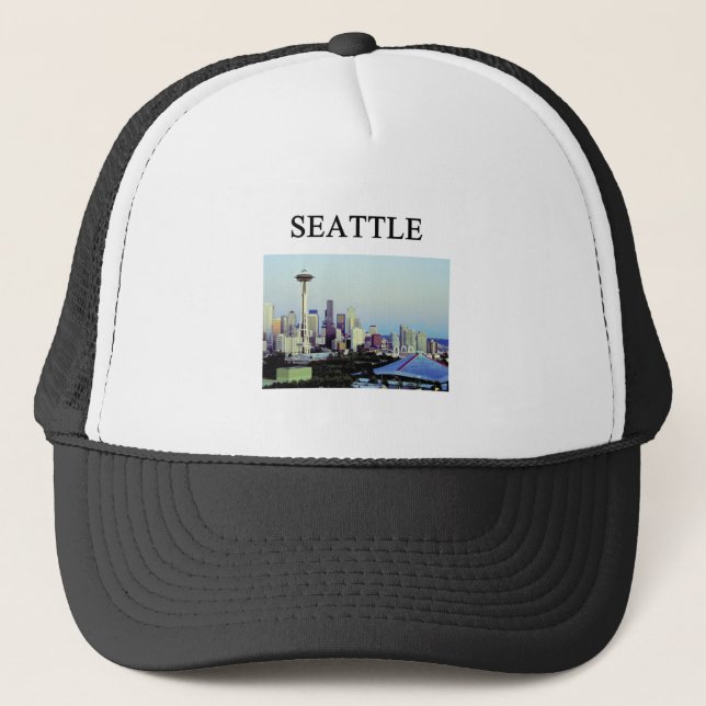 SEATTLE Washington Truckerkappe (Vorderseite)