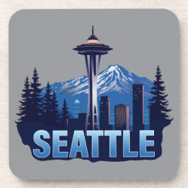 Seattle Washington United States of America Getränkeuntersetzer