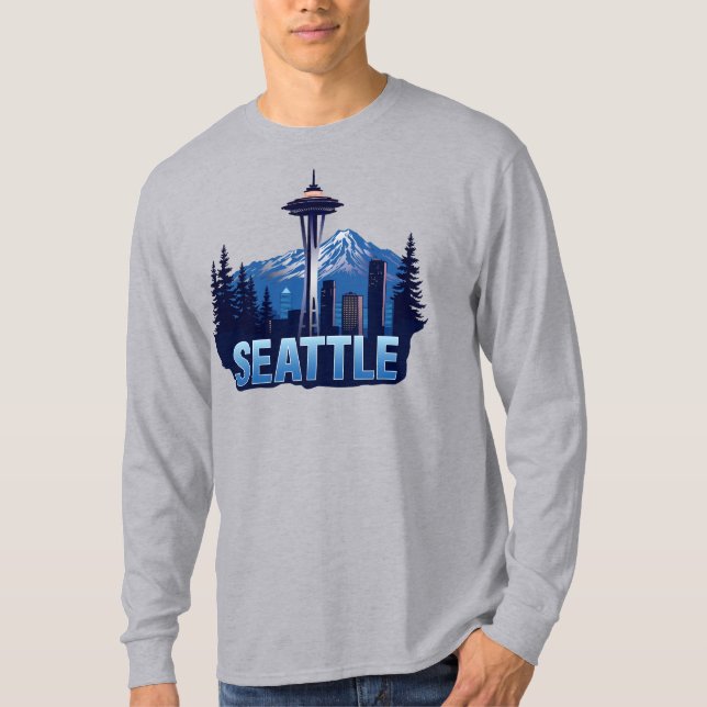 Seattle Washington United States of America T-Shirt (Vorderseite)