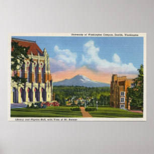 Seattle, Washington - Universität Washington Poster
