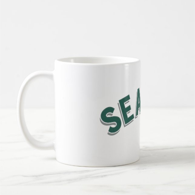 Seattle, Washington Vintag Arch Kaffeetasse (Links)